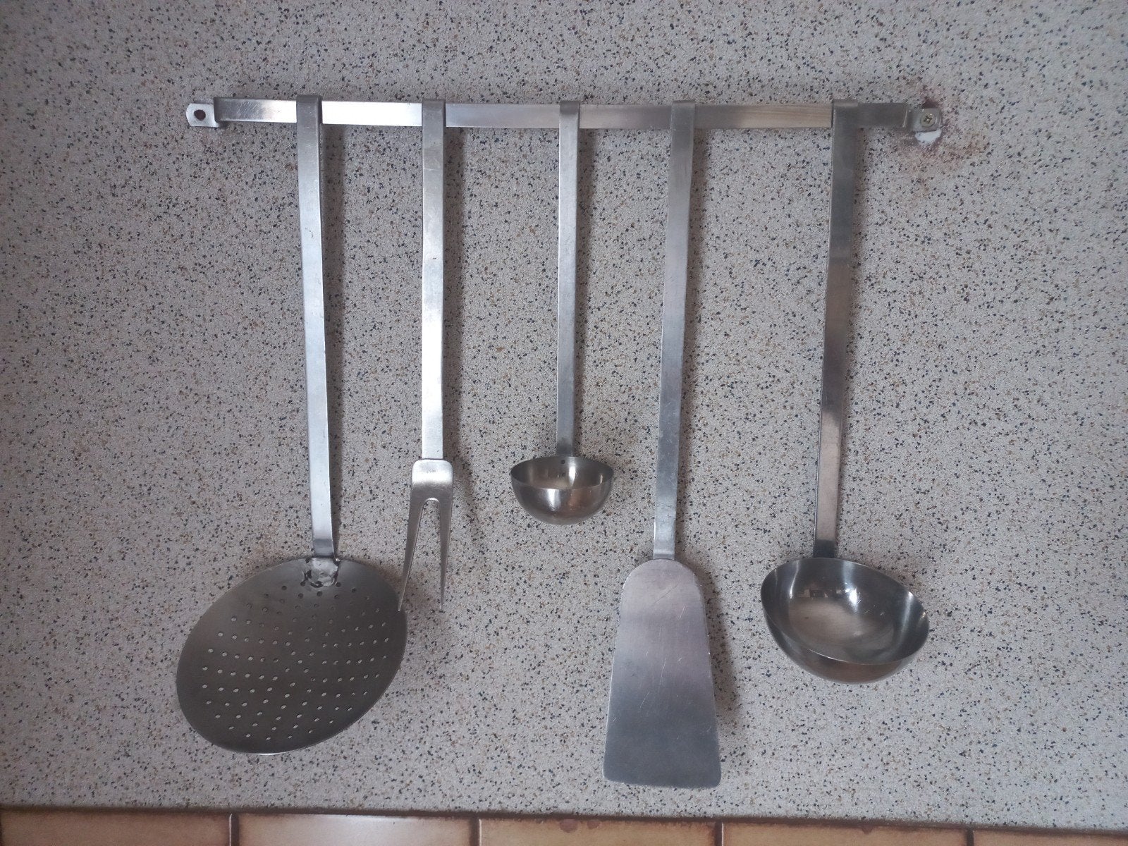 Vintage Gero Zilmeta lepelrek 6delig, Ophalen of Verzenden