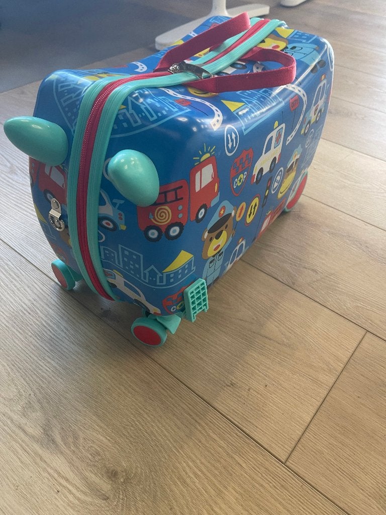 Ride On Kinderkoffer – Handbagage – Wegverkeer Variant, Ophalen, Gebruikt, O-trading, Rouaanstraat 23B