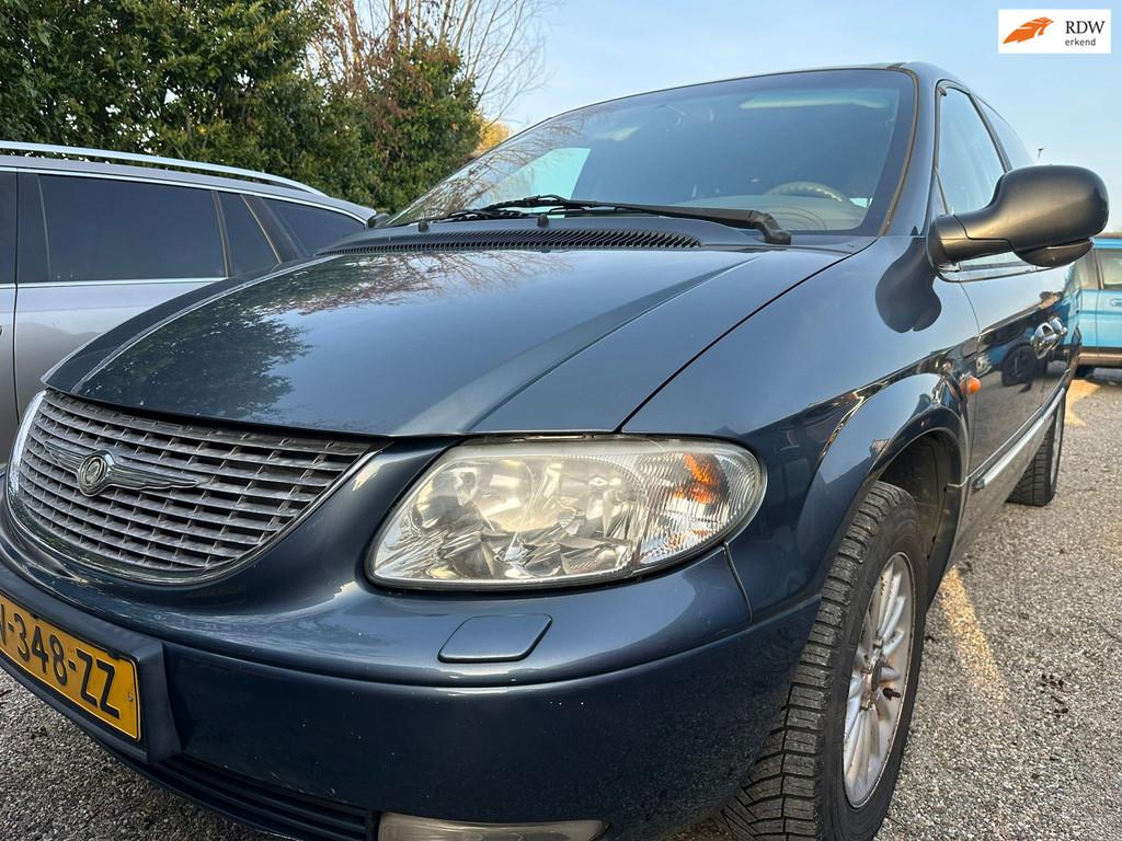 Chrysler Grand Voyager 3.3i V6 LX AWD LPG G3 Grijs Kenteken, Auto's, Bestelauto's, Automaat, 3301 cc, 450 kg, Gebruikt
