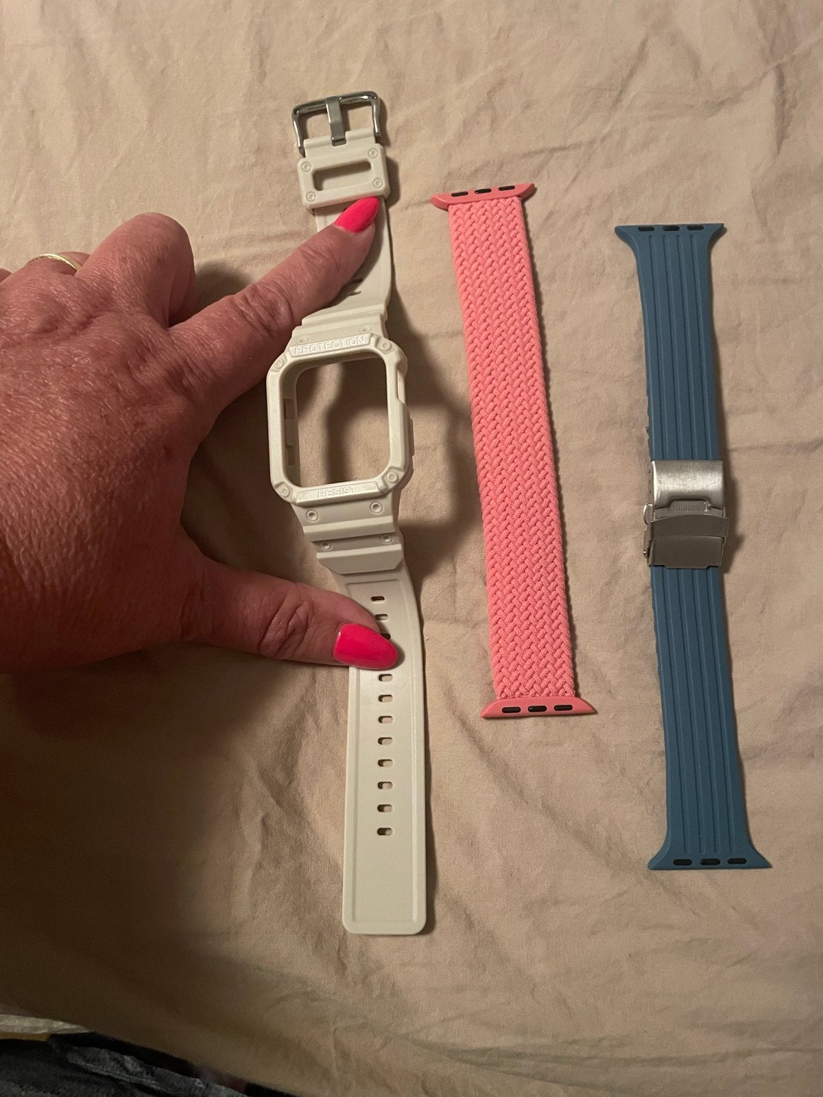 Nieuwe Apple Watch horlogebandjes, Sieraden, Tassen en Uiterlijk, Overige merken, Kunststof, Polshorloge, Nieuw