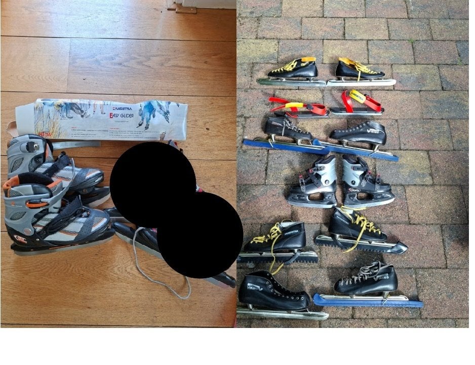 schaatsen divers (prijs per paar), Ophalen, Overige typen, Gebruikt, Zandstra