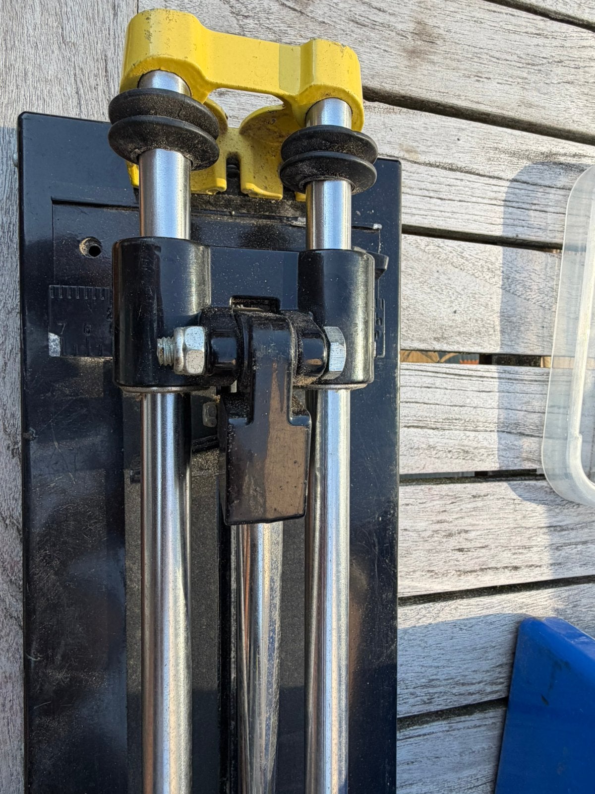 Sencys tegelsnijder 60 cm – goede staat, Ophalen of Verzenden, Zo goed als nieuw, Overige typen, Minder dan 2 meter