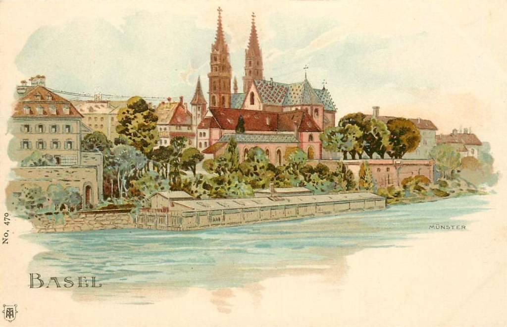 381-200-031 Basel Munster, Verzenden, Voor 1920, Overig Europa