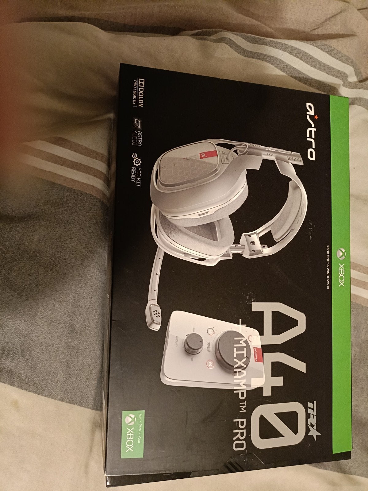 Astro A40 TR Headset + MixAmp Pro voor Xbox/PC, Xbox, Zo goed als nieuw, Headset, Overige merken