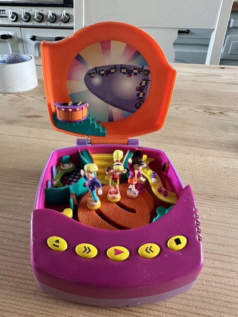 Bluebird/Mattel Polly Pocket cd speler 1998, Verzamelen, Poppetjes en Figuurtjes, Ophalen of Verzenden