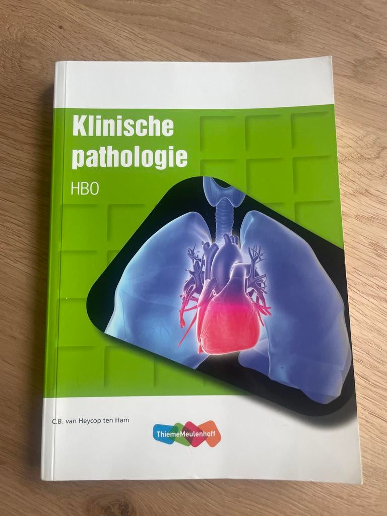 Klinische Pathologie HBO - C.B. van Heycop ten Ham, Boeken, Ophalen of Verzenden, Beta, Zo goed als nieuw, HBO