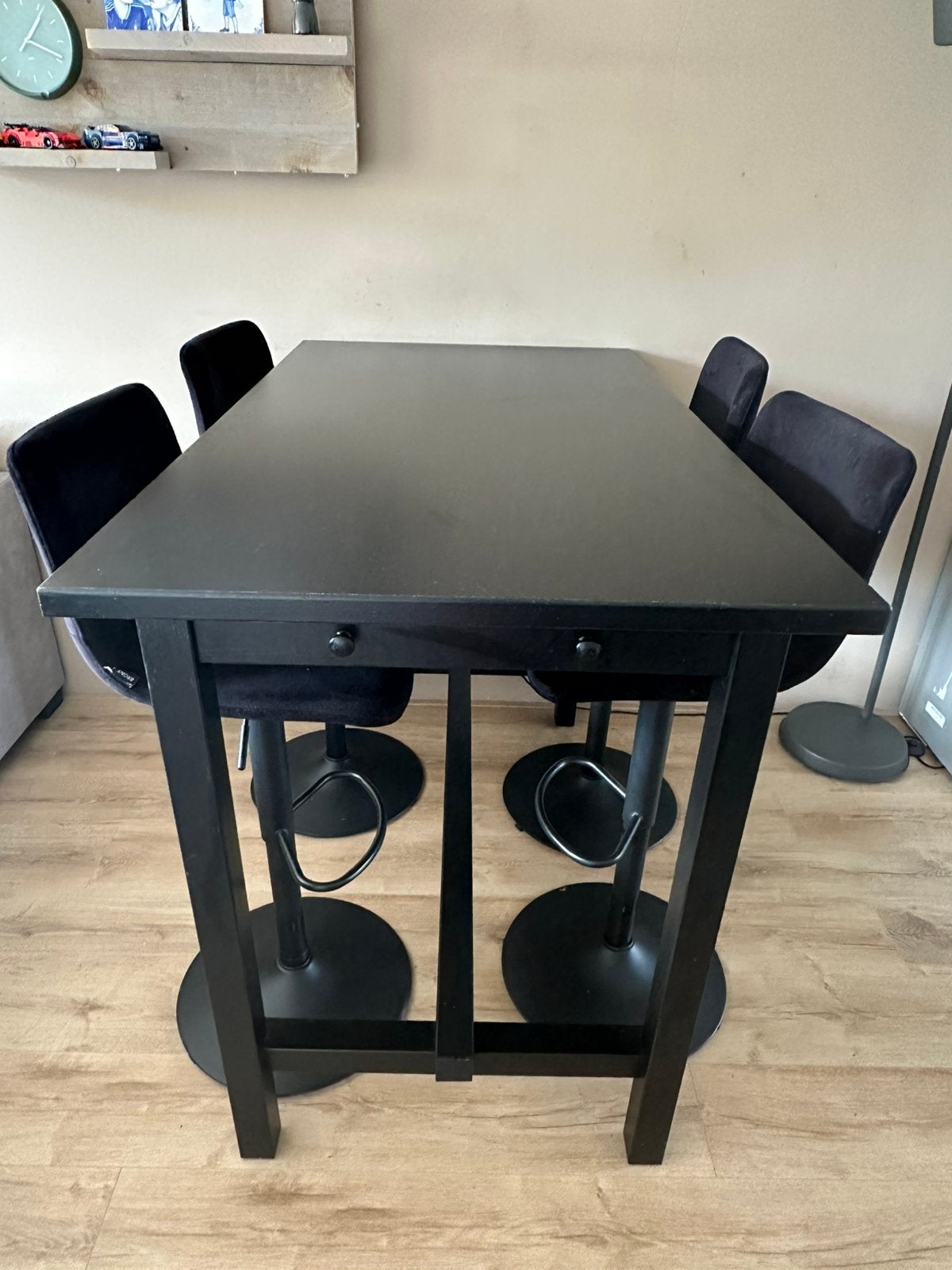 Bartafel + krukken, Huis en Inrichting, Barren, Ophalen, Gebruikt