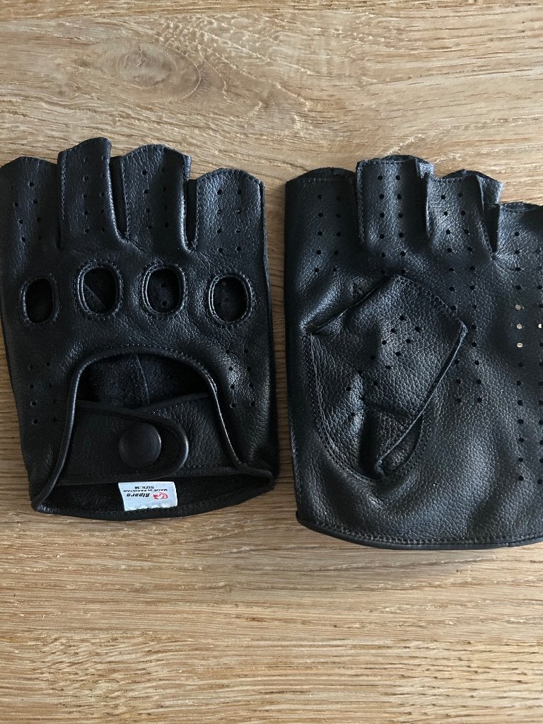 Riparo leren motor handschoenen, Motoren, Kleding | Motorkleding, Ophalen of Verzenden, Tweedehands, Handschoenen