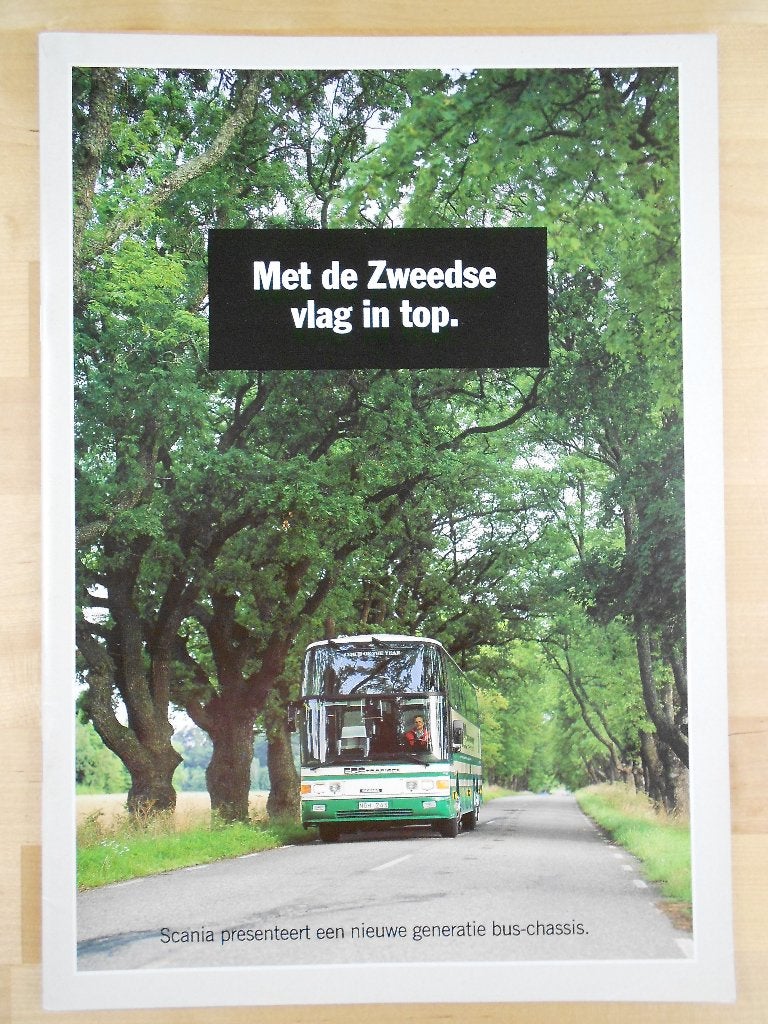 Scania K113 N113 K93 CK113 CN113 Brochure 1989 Bus 113 93, Verzenden, Zo goed als nieuw, Overige merken, Scania