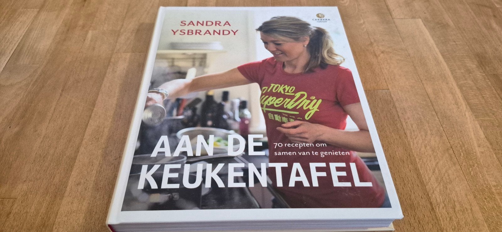 Sandra Ysbrandy - Aan de keukentafel kookboek, Boeken, Kookboeken, Hoofdgerechten, Sandra Ysbrandy, Ophalen of Verzenden, Zo goed als nieuw