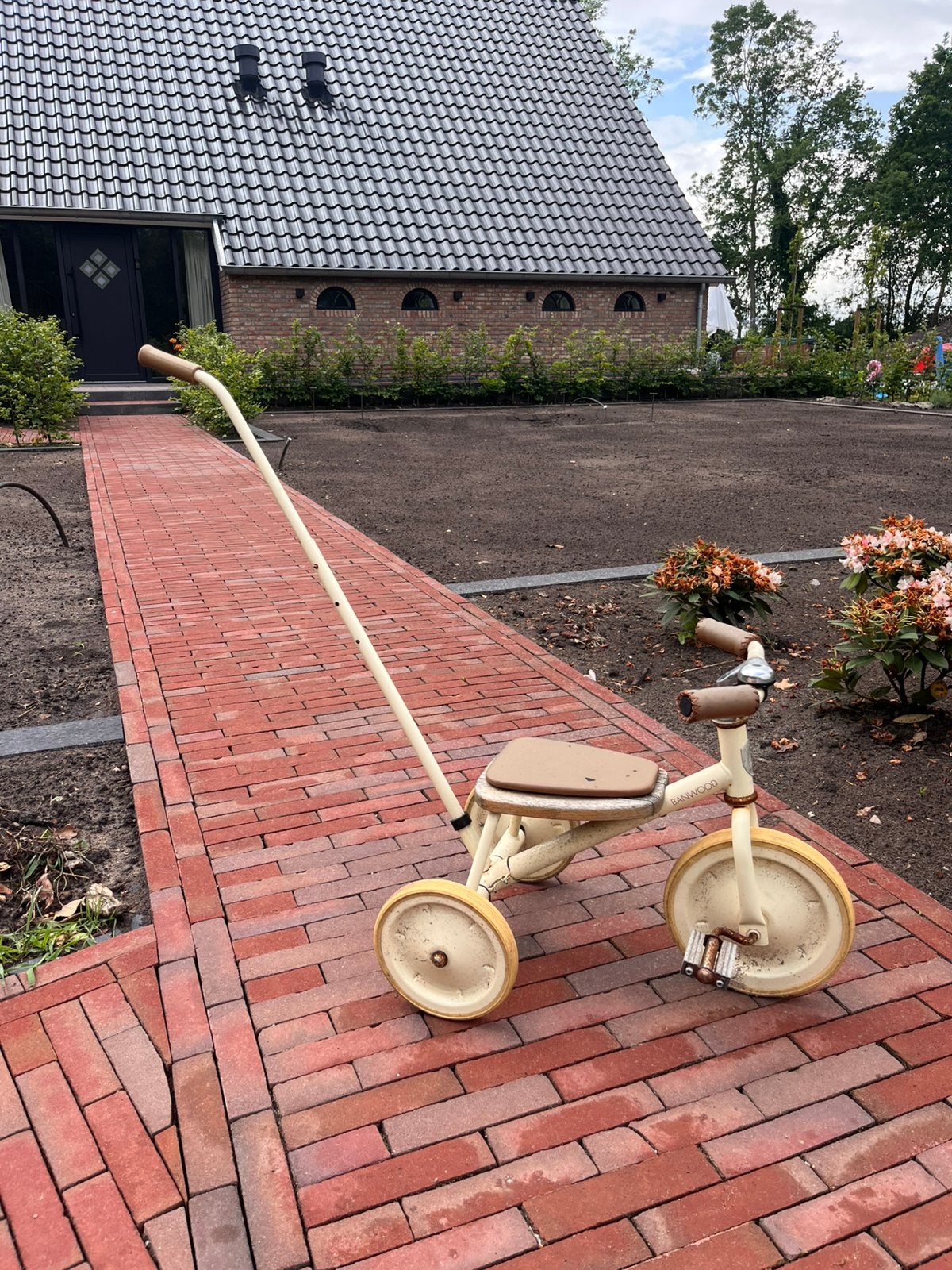 Driewieler Banwood, Ophalen, Gebruikt, Duwstang