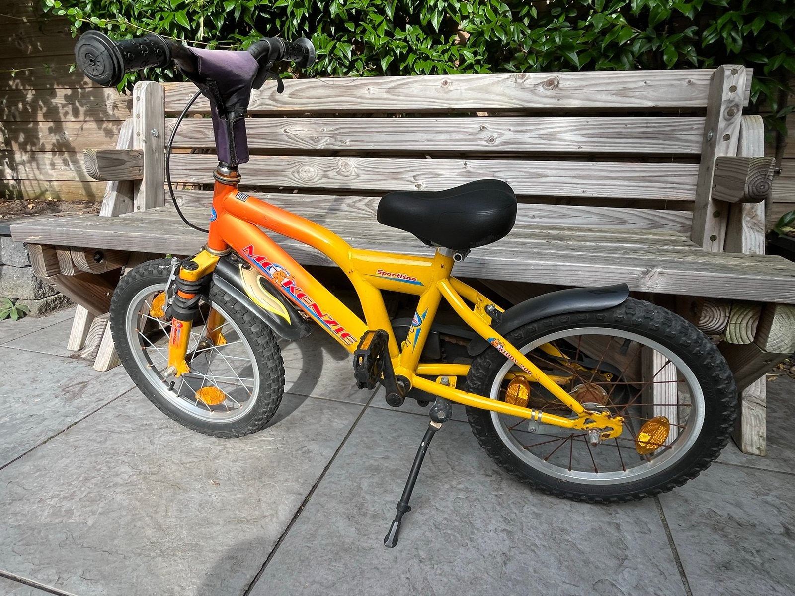 McKenzie kinderfiets 16 inch - Oranje/Geel