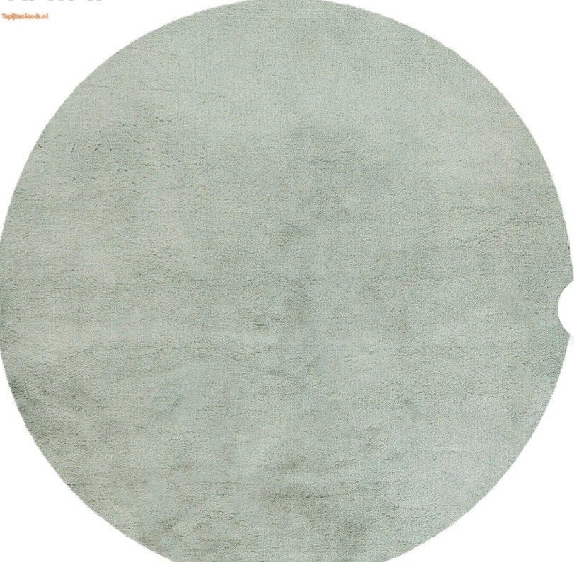 Tapijte  rond mintgroen, Ophalen, 200 cm of meer, Zo goed als nieuw, 200 cm of meer