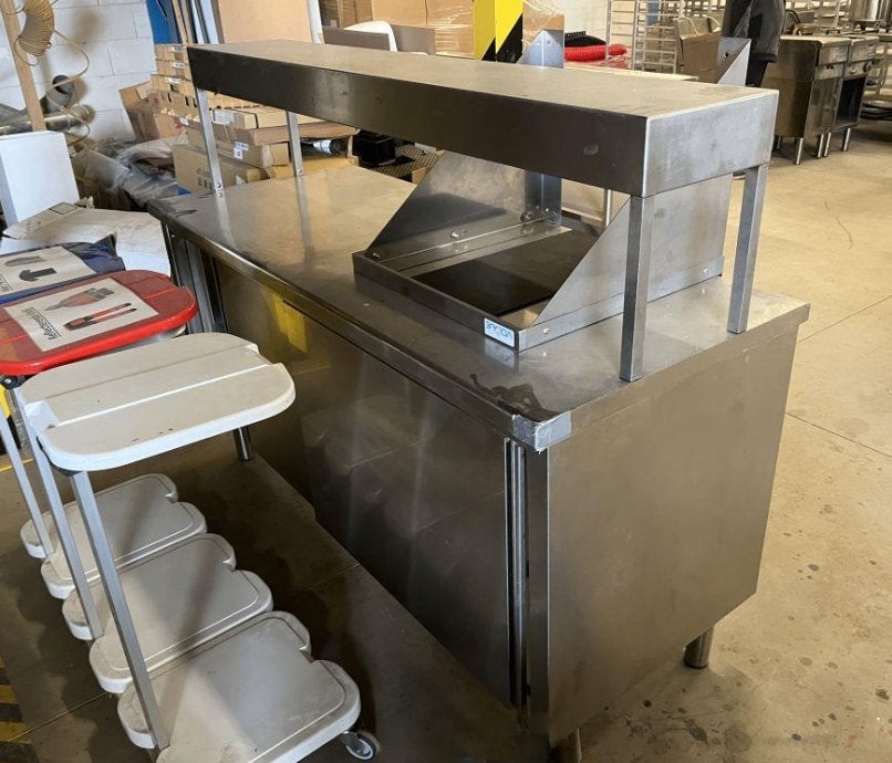 RVS buffetkast Metos TAC 172 warmhoud, Huis en Inrichting, Ophalen, Gebruikt, 150 tot 200 cm, 150 tot 200 cm