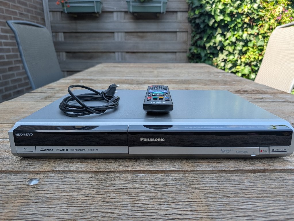 Panasonic DMR-EH57 DVD & Harddisk Recorder (160GB) - HDMI, Gebruikt, Panasonic, Met harddisk, Dvd-recorder