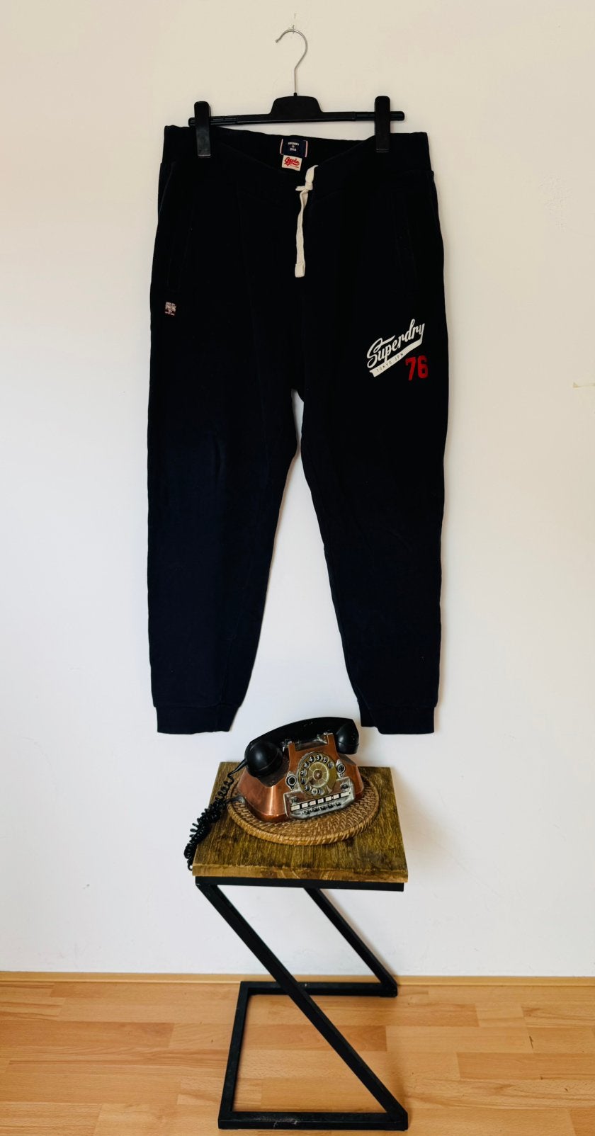 Superdry joggingbroek donkerblauw XL, Maat 56/58 (XL), Gedragen, Algemeen, Verzenden