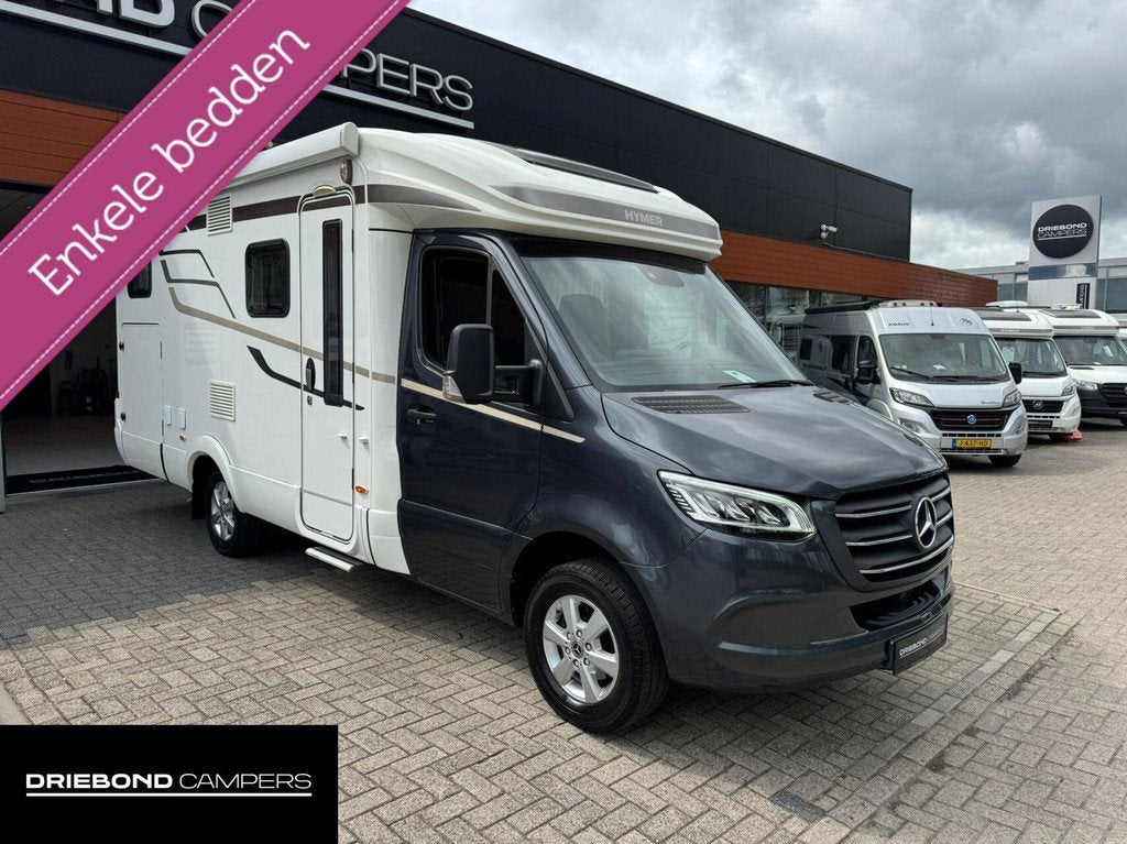 Hymer MLT 580 V6 190PK Enkele Bedden Led-Xenon Zonnepanelen, Automaat, Airbags, 6 tot 7 meter, Bedrijf
