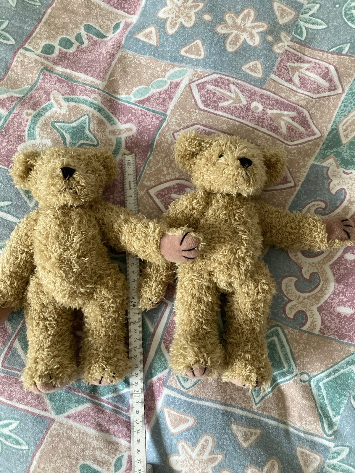Set van 2 Heim knuffelberen, zo goed als nieuw, Overige merken, Overige karakters, Beer, Ophalen of Verzenden