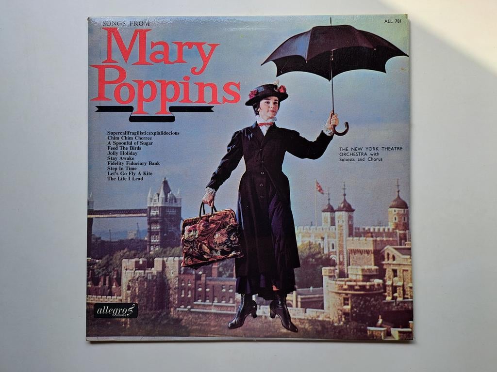 Lp vinyl   Original Motion Soundtrack of Mary Poppins, Ophalen of Verzenden, Gebruikt, 12 inch