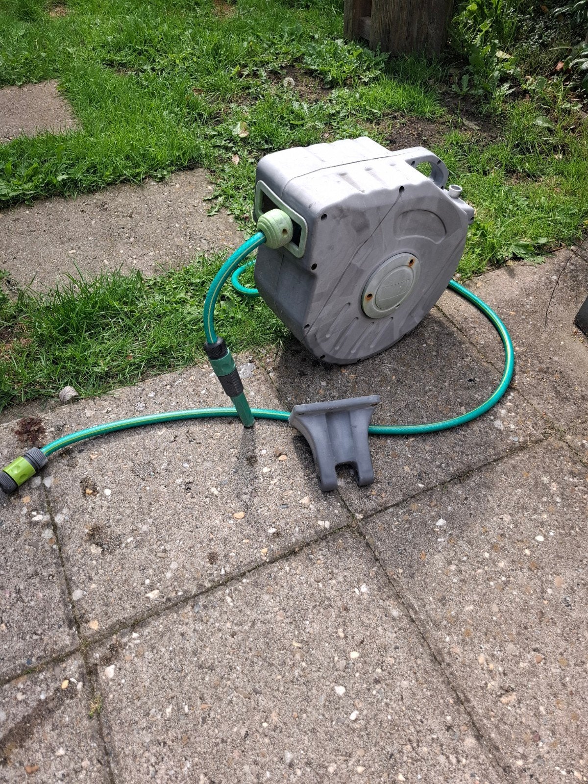 Tuinslanghaspel met slang - Handig voor de tuin, Tuin en Terras, Ophalen, Gebruikt, Tuinslanghaspel