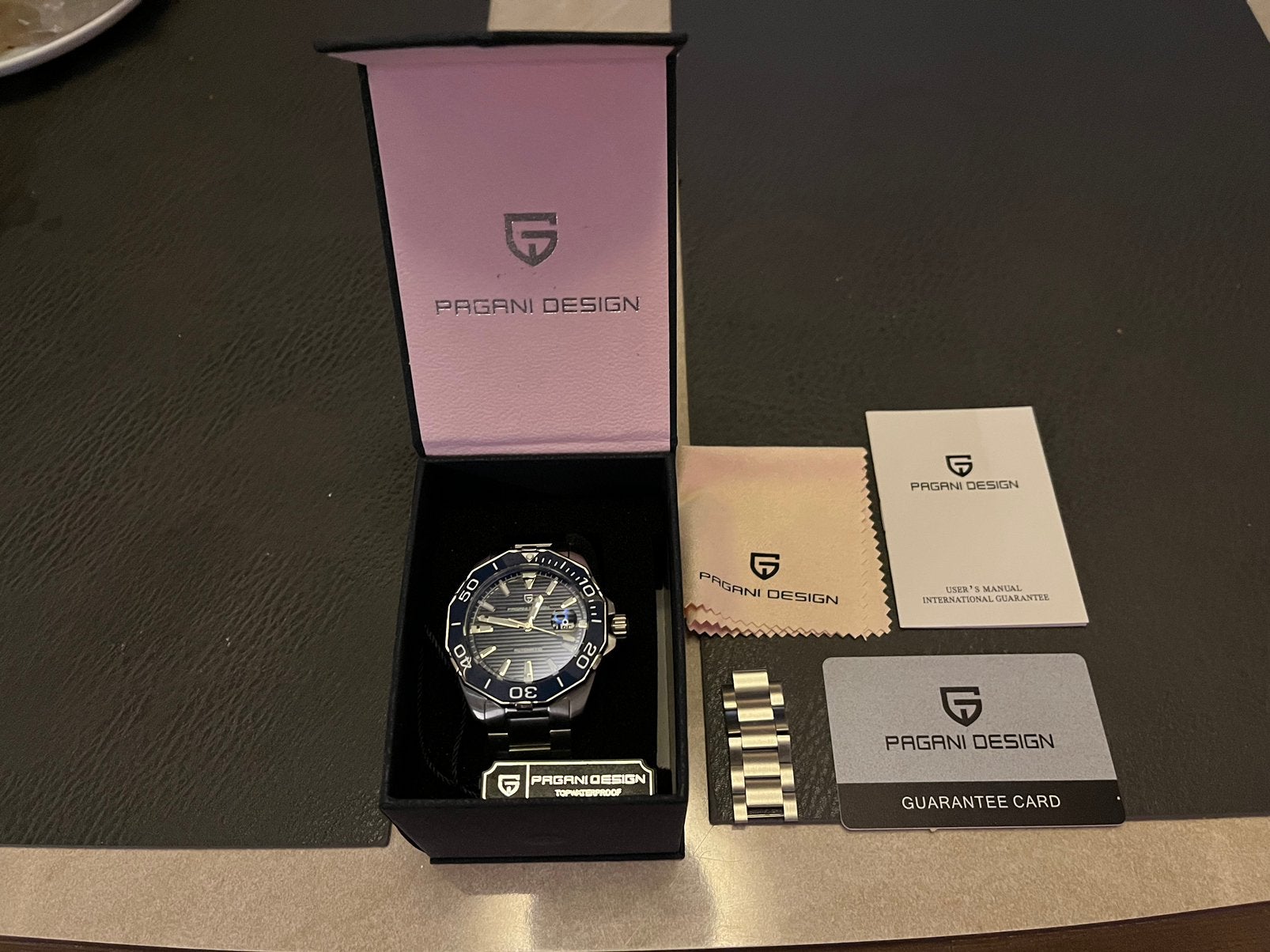 Pagani Design Aquaracer PD-1668 nieuw, Overige merken, Staal, Staal, Polshorloge