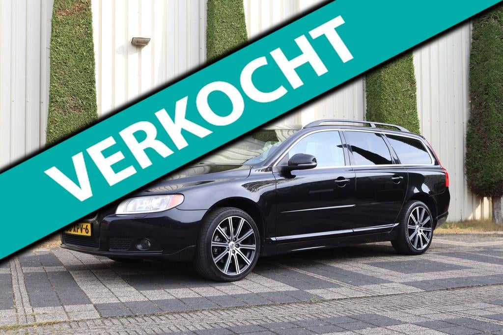 Volvo V70 2.0 D3 Limited Edition Climate Control Automaat Na, Euro 5, Gebruikt, Zwart, 1984 cc