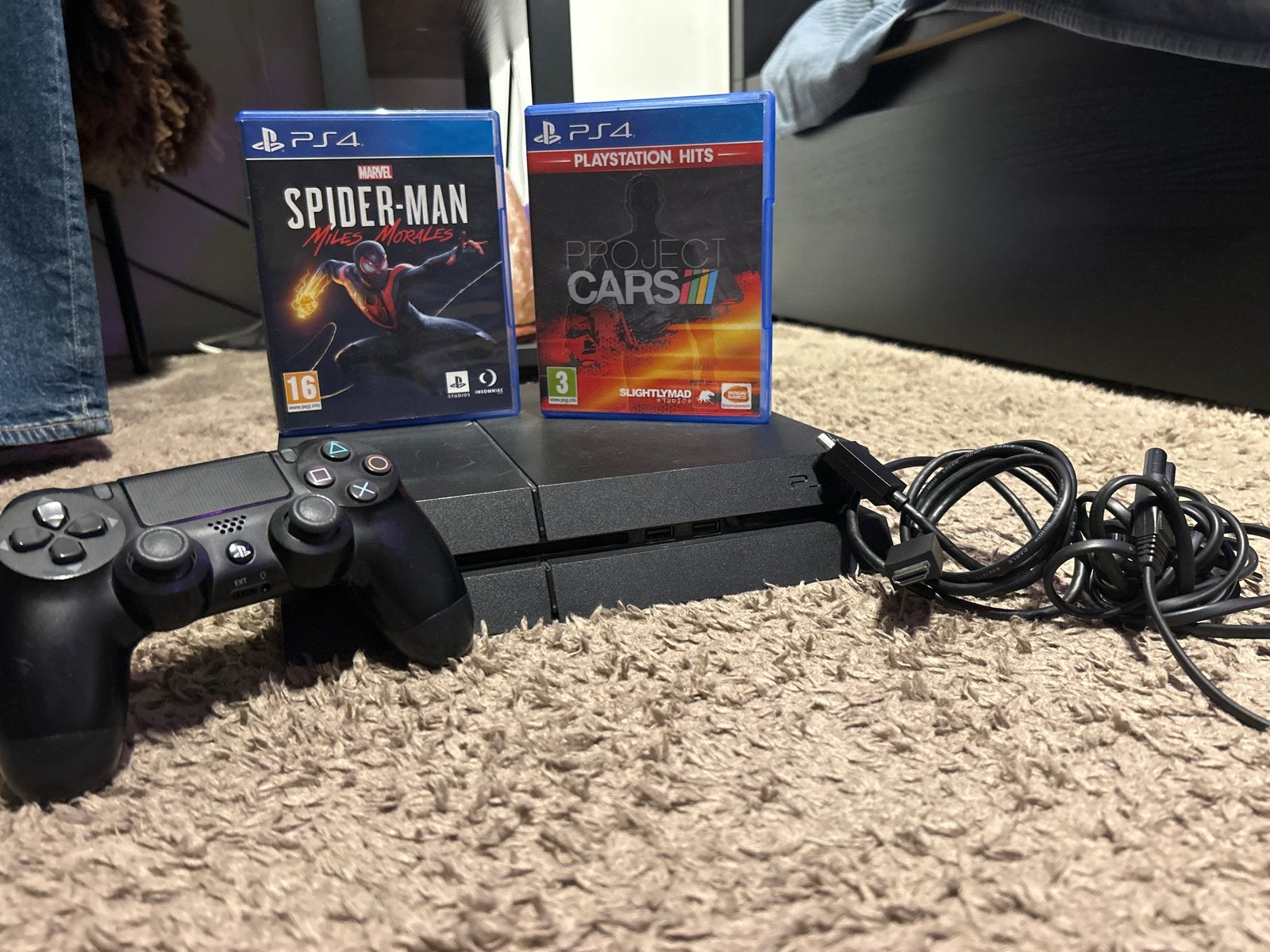 PlayStation 4 met controller en 2 games, Ophalen, Met 1 controller, Original, 500 GB