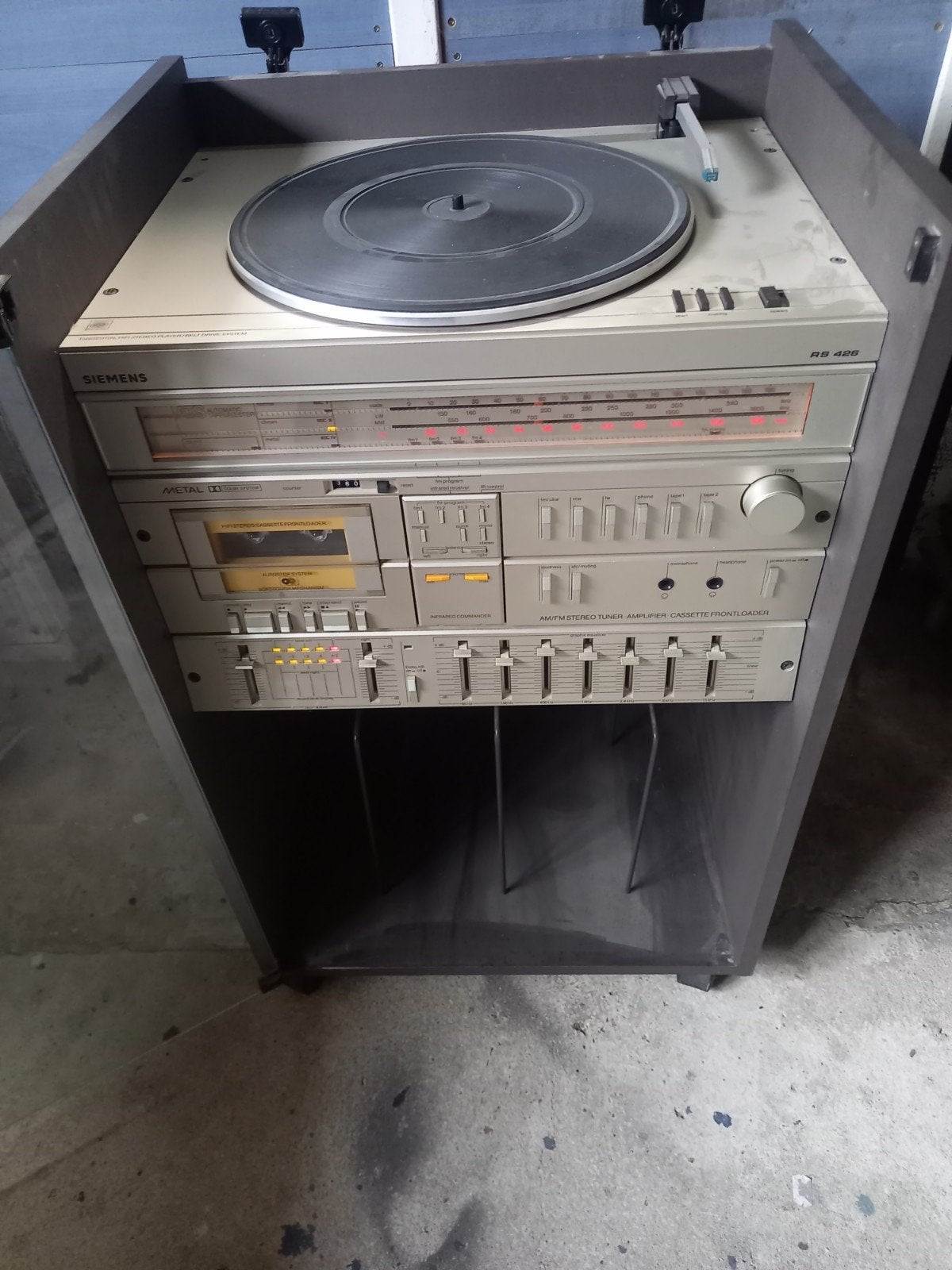 SIEMENS  RS 426 stereo meubel, Ophalen, Niet werkend