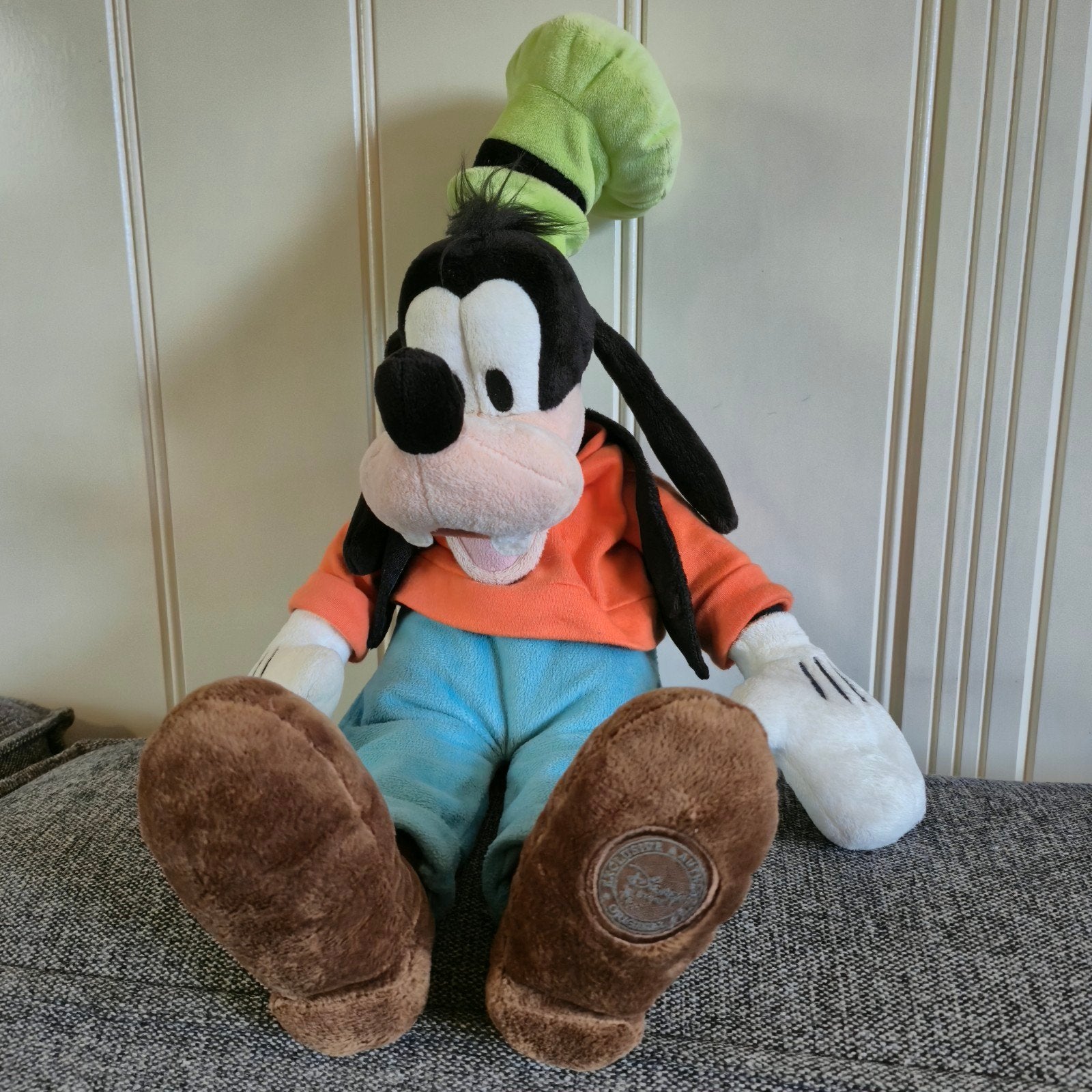 135.  Disney Goofy Knuffel - Origineel Disney Store, Ophalen of Verzenden, Goofy of Pluto, Gebruikt