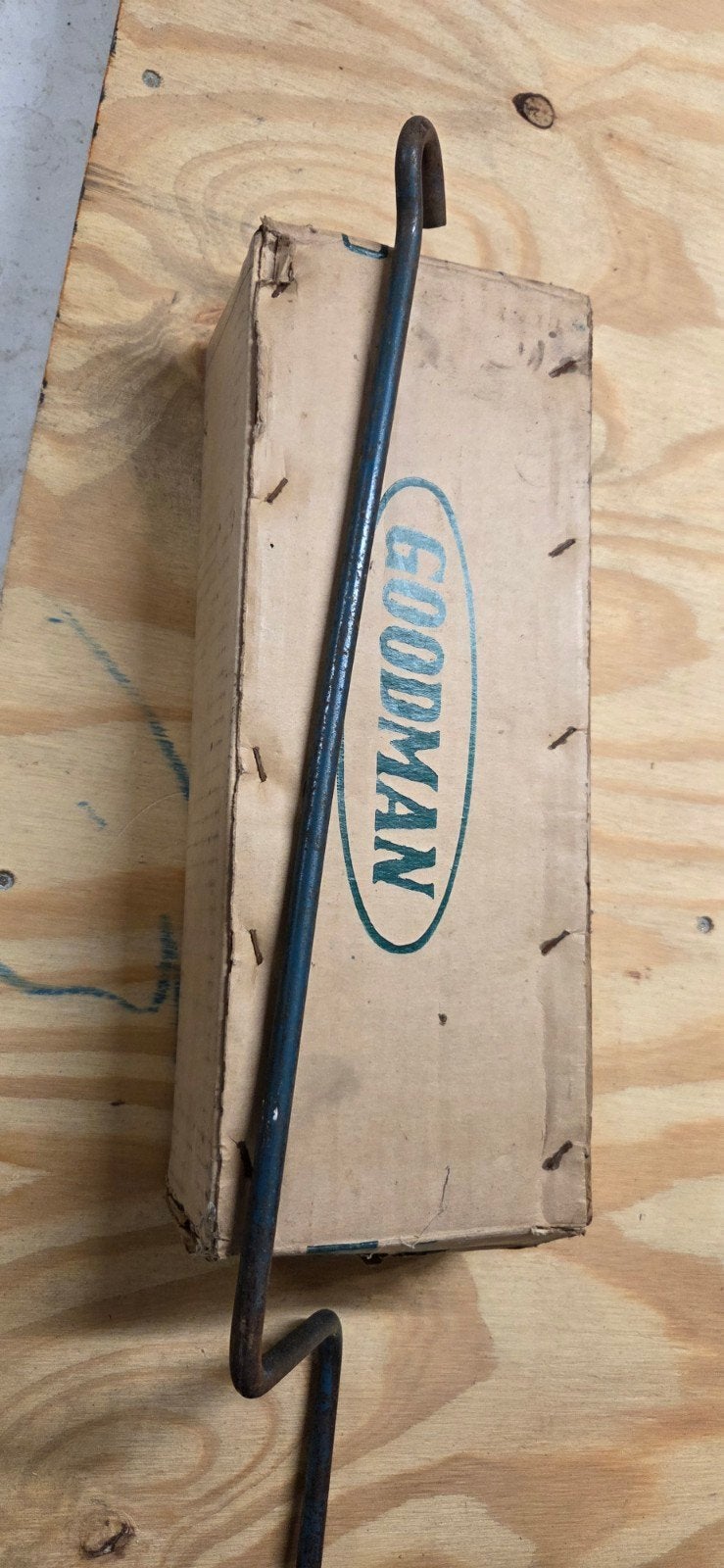 Vintage! Goodman Schaarkrik met slinger - Gebruikt, Ophalen of Verzenden, Manueel, Schaarkrik