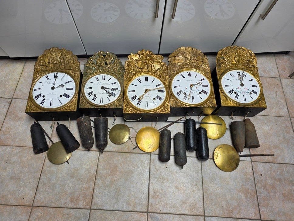 5 goede spillegang comtoises, Ophalen