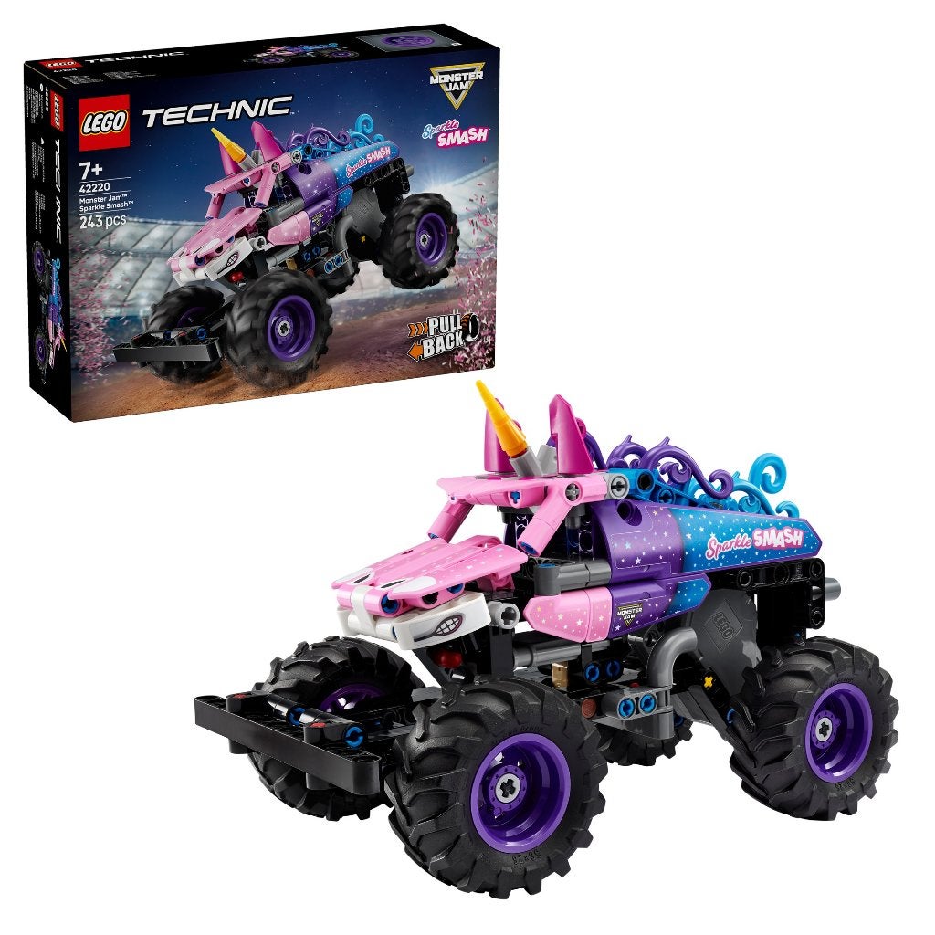 LEGO Technic 42220 Monster Jam Sparkle Smash 243dlg, Lego, Nieuw, Ophalen of Verzenden, Technic