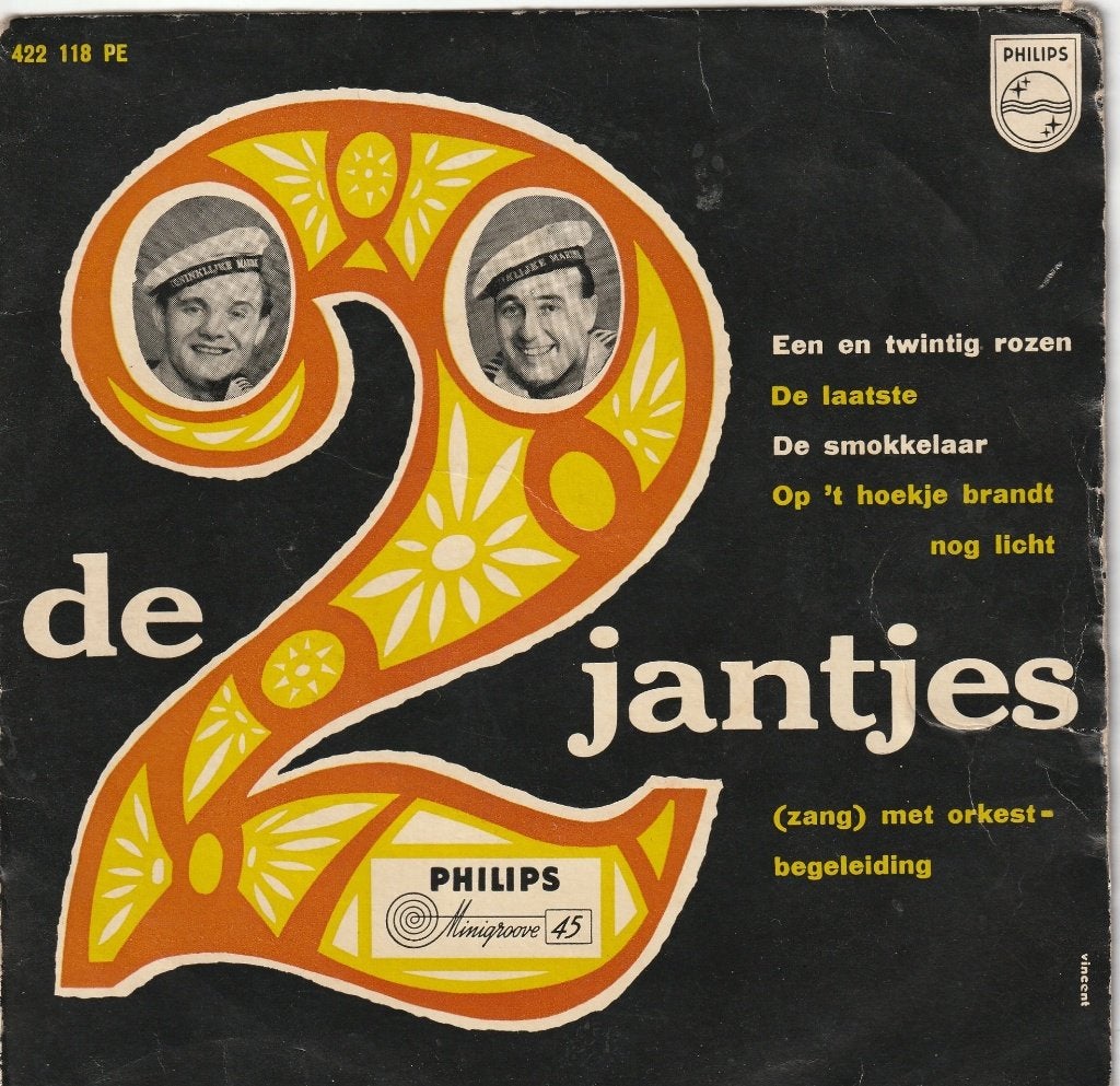 De 2 Jantjes EP: Een En Twintig Rozen & De Laatste 1957, Ophalen, Gebruikt, EP, EP