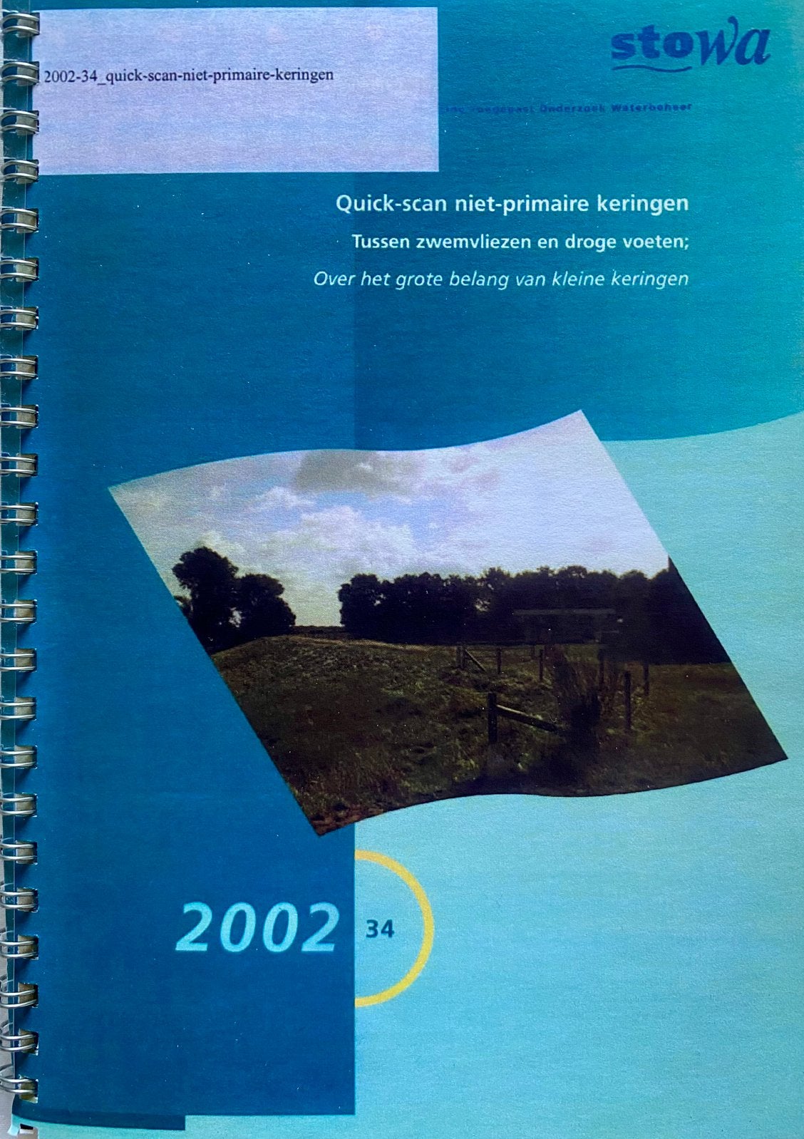 Quick scan niet-primaire waterkeringen, Verzenden, Gelezen
