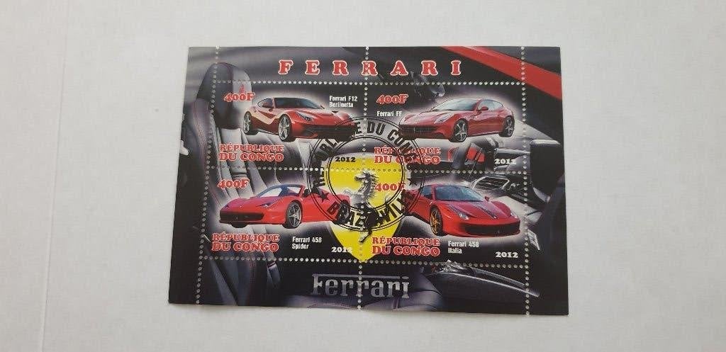 5306 congo ferrari  .. F12 berlinetta - 458 spider - ff -, Verzenden, Overige thema's