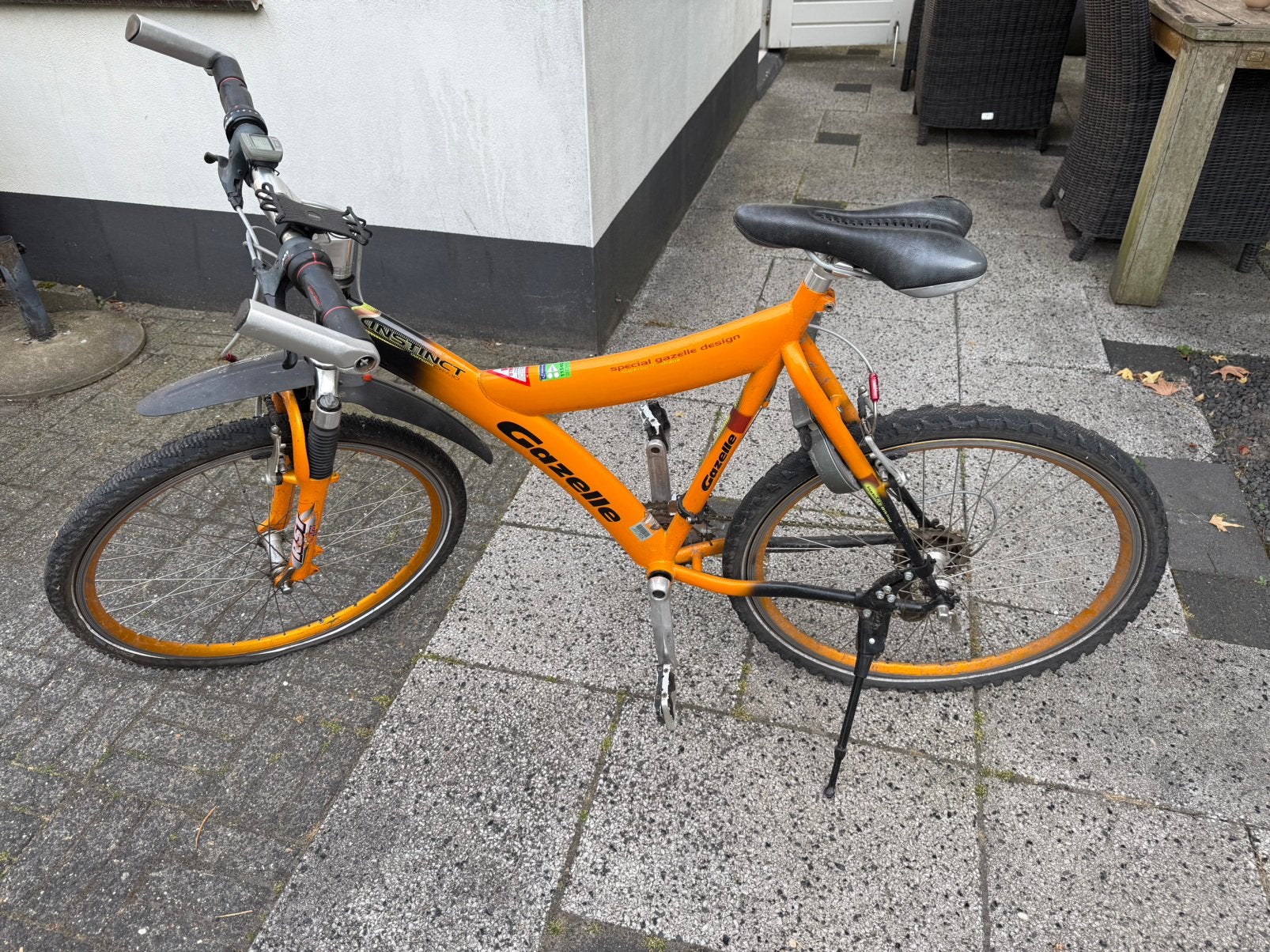 Gazelle mountainbike, opknapper, 56 inch, Fietsen en Brommers, Fietsen | Mountainbikes en ATB, 53 tot 57 cm, Ophalen, Gebruikt