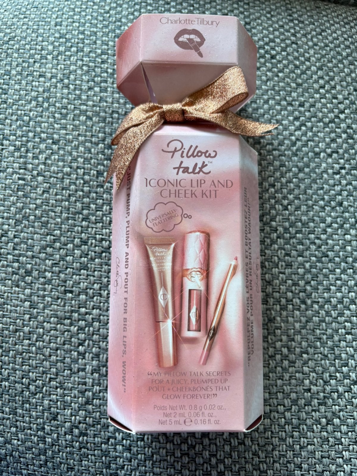 Charlotte Tilbury Pillow Talk Iconic Lip & Cheek Kit- Nieuw!, Gehele gezicht, Nieuw, Ophalen of Verzenden, Make-up