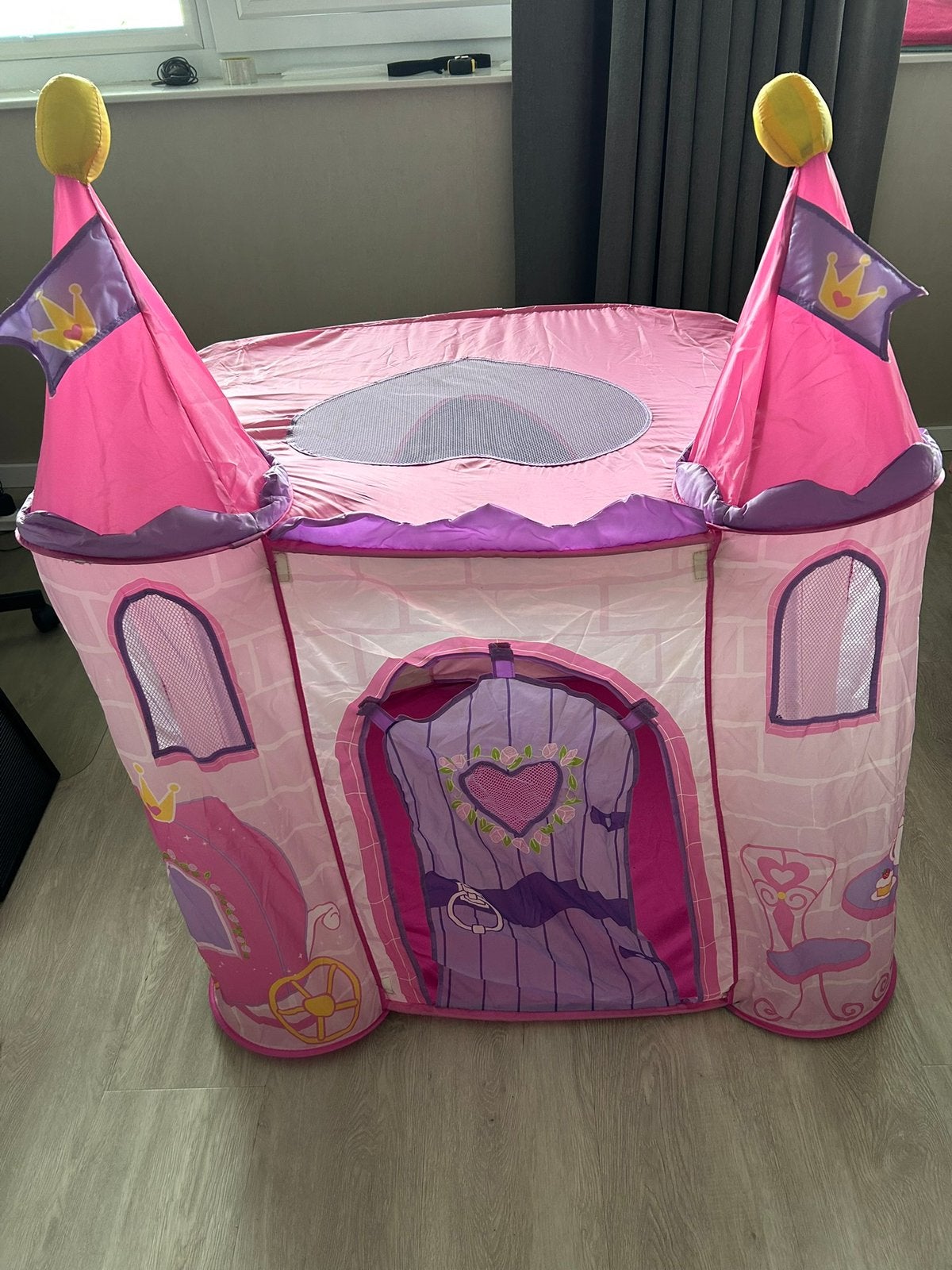 Roze prinsessen speeltent - Kasteel voor kinderen, Kinderen en Baby's, Ophalen, Gebruikt