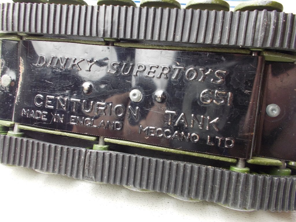 1954 Dinky SuperToys 651 CENTURION TANK + ORIG. DOOS! (-B-), Ophalen of Verzenden, Zo goed als nieuw, Bus of Vrachtwagen, Dinky Toys