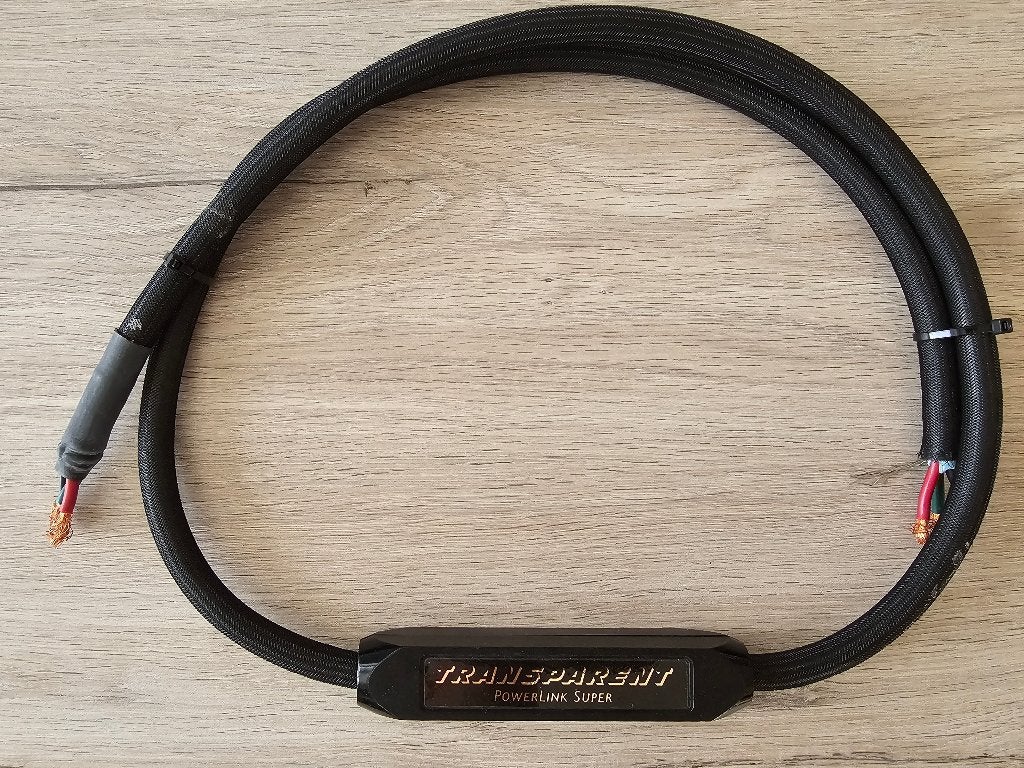 Transparent Audio PowerLink Super powercord, Ophalen of Verzenden, Gebruikt, Minder dan 2 meter, Overige kabels