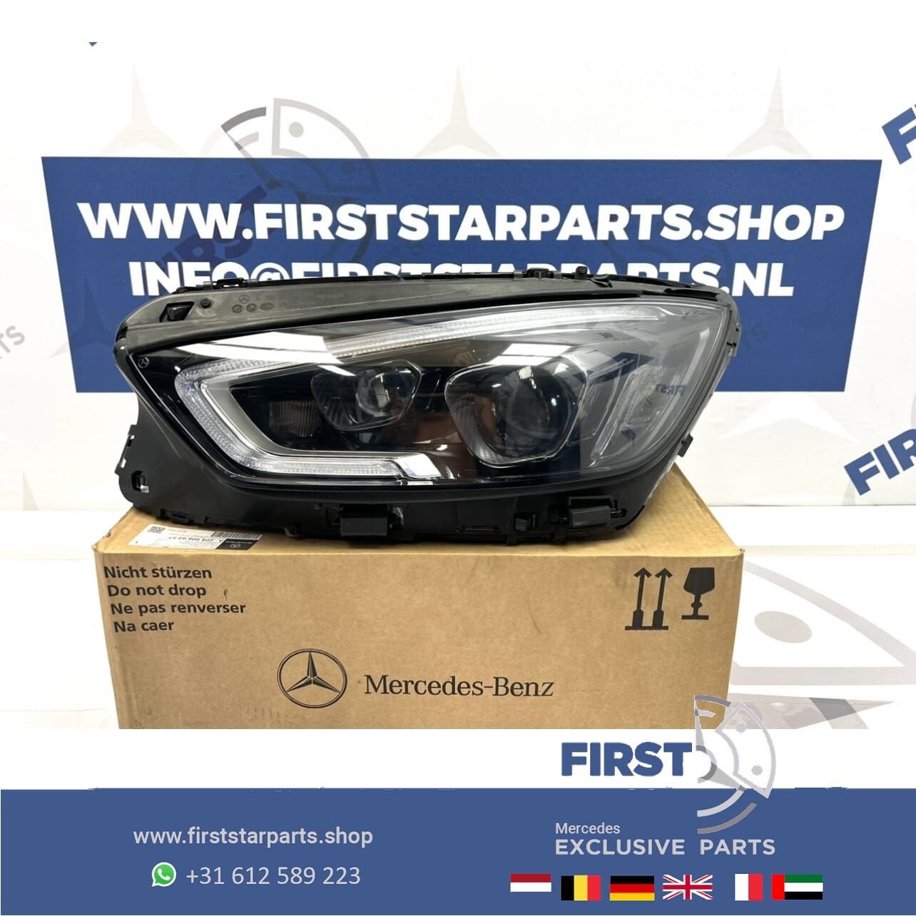 X290 W290 AMG GT 4 DOOR Coupé MULTIBEAM KOPLAMP LINKS origin