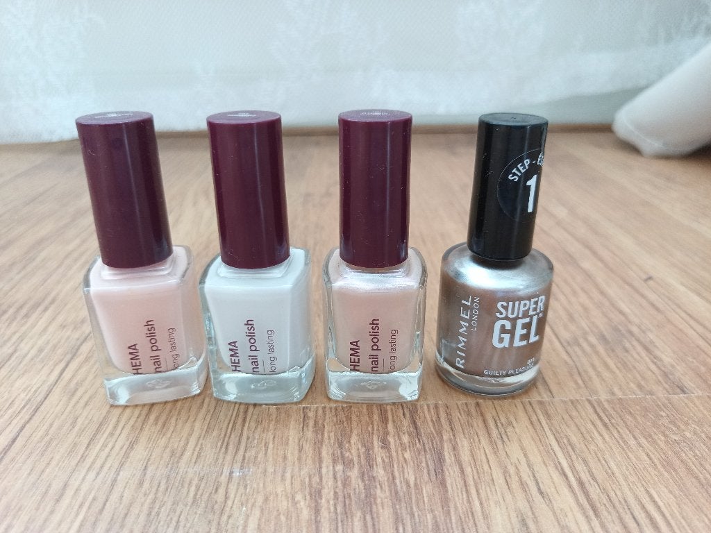 nagellak 4 stuks, Nieuw, Ophalen of Verzenden, Handen en Nagels, Make-up