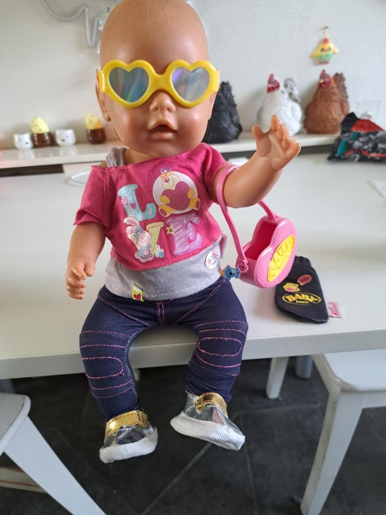 Baby Born Kledingset met accessoires, Ophalen of Verzenden, Babypop