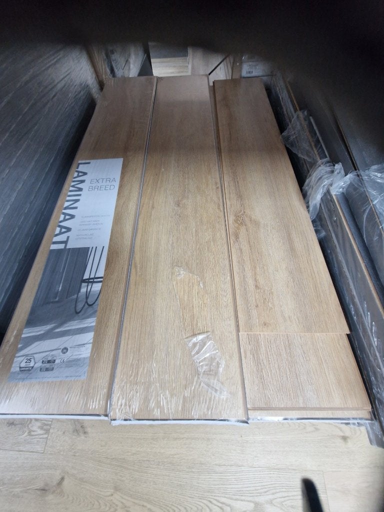 Laminaat Grand Oak Nature bij ons € 18,95 per m²!!, Ophalen, Nieuw, Laminaat, Geen