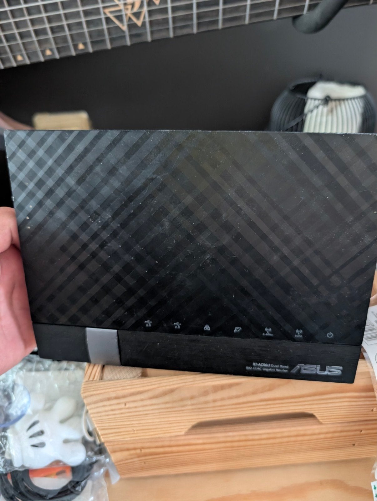 ASUS RT-AC56U Dual Band Wireless-AC1200 Gigabit Router, Ophalen of Verzenden, Gebruikt, Router, ASUS