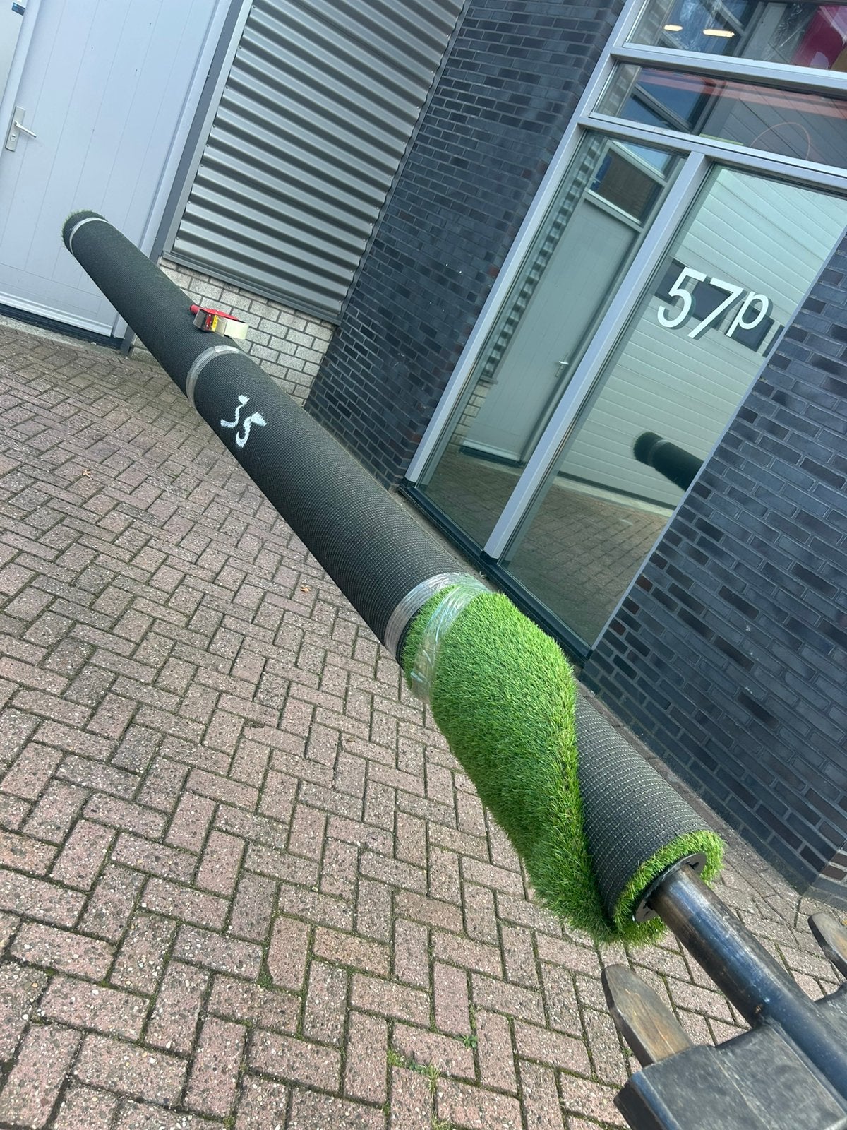 Kunstgras 3,50x4 35mm, Ophalen, Nieuw, 10 tot 20 m², Kunstgras