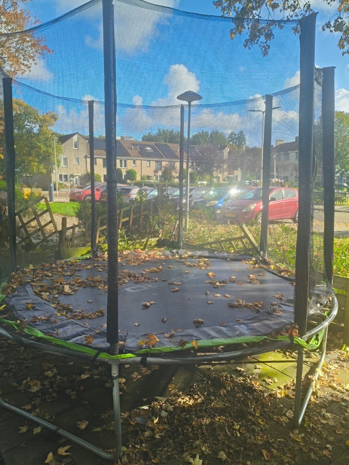 Grote trampoline met veiligheidsnet, Kinderen en Baby's, Ophalen, Gebruikt