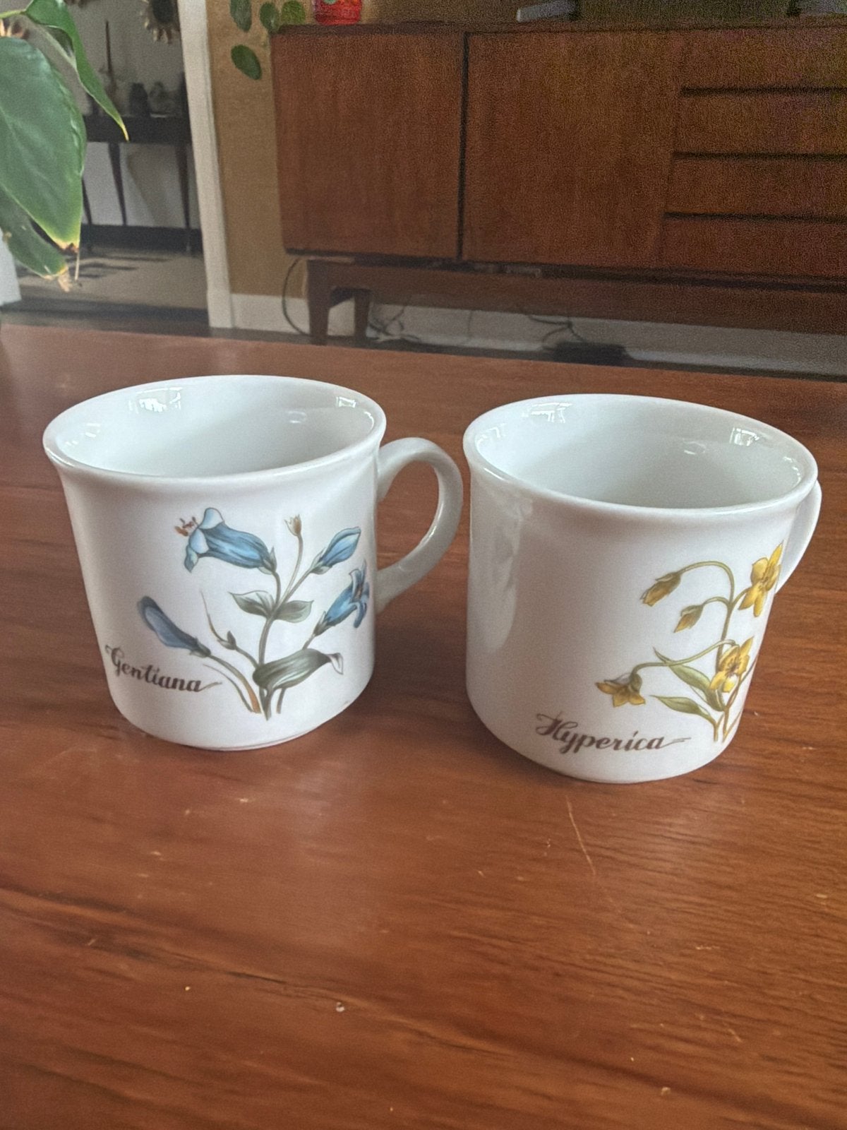 2 Vintage Winterling Rösiau Bavaria kopjes - Hyperica & Gent, Ophalen of Verzenden