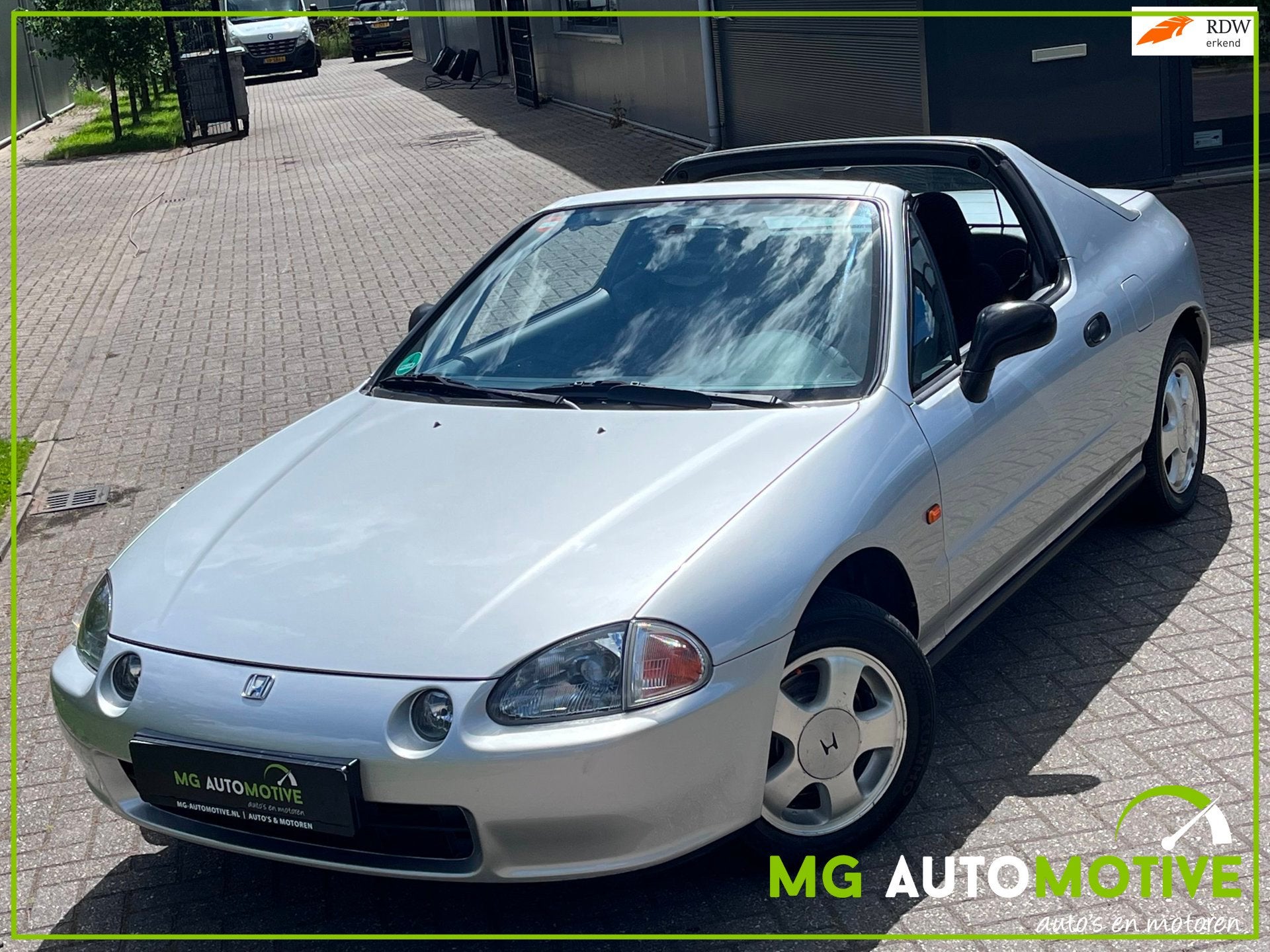 Honda CRX 1.6 CRX ESi | Targa | Nette auto | Weinig km | Ond, Voorwielaandrijving, Dealer onderhouden, Stof, Gebruikt