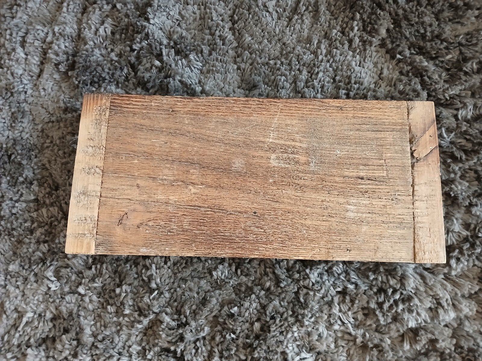 Houten plank op pootjes, Ophalen of Verzenden, Zo goed als nieuw, Rechthoekig, Hout